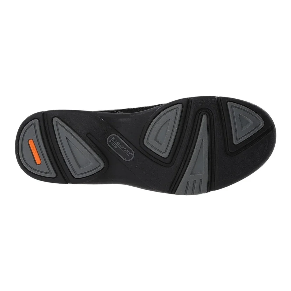 Rockport‎ Eberdon Black Leather Slip On Loafer Shoes Men 13W - Picture 4 of 11